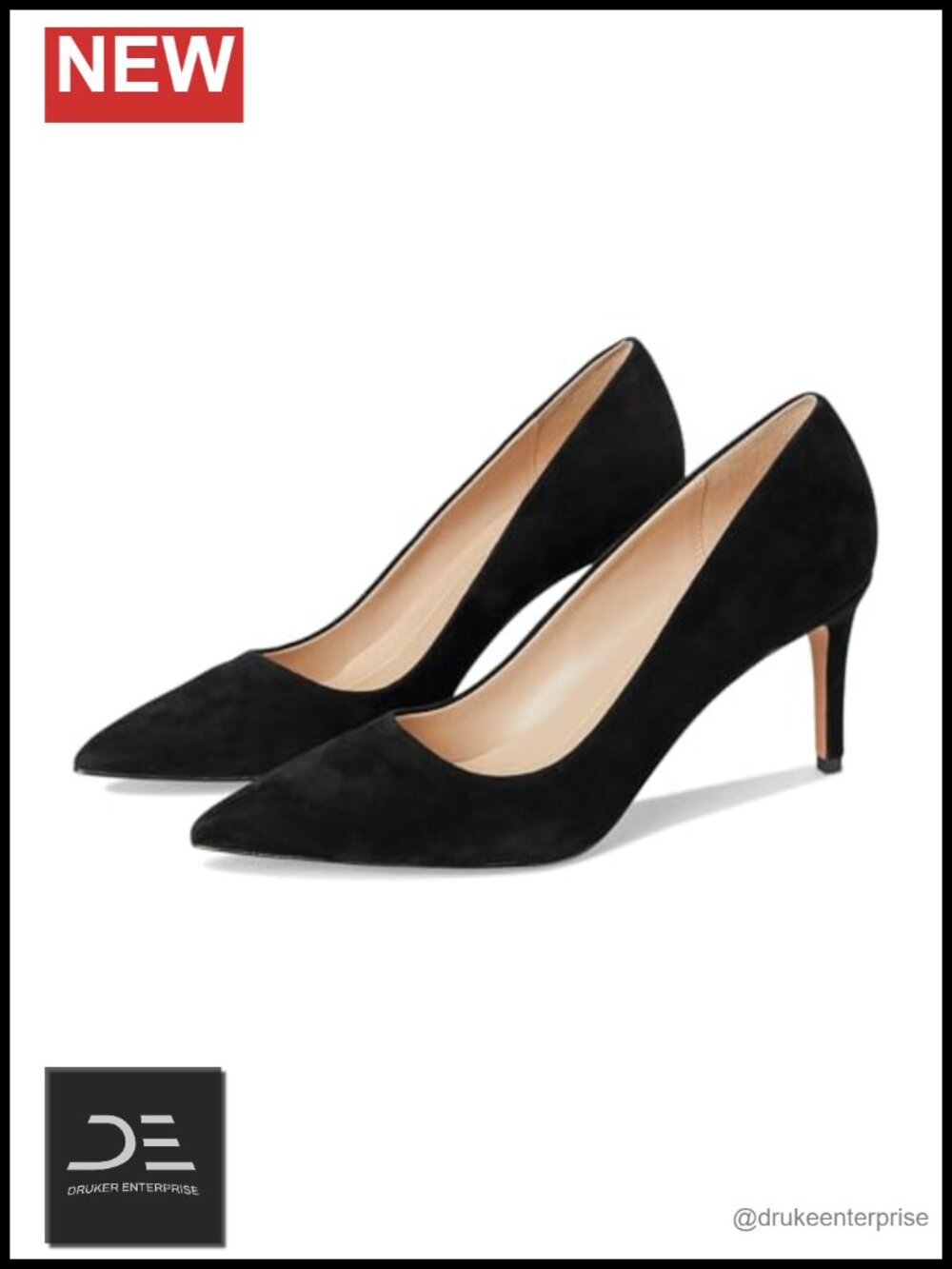 Pelle Moda Lizel Suede Leather Pointy Toe Stiletto Heel Pumps Women's Shoes